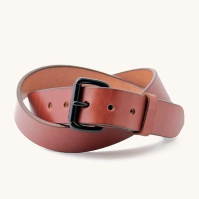 Leather belt for men English Bridle